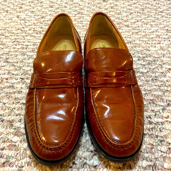 Other - Jarman Mens Tan Genuine Kidskin Loafer Dress Shoes US 10 D brown